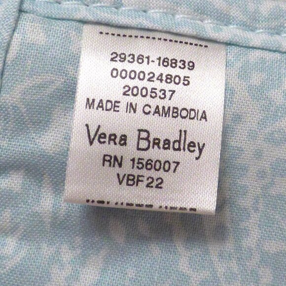 Vera Bradley Pot Holder and Oven Mitt Set Eden Paisley Mint NWT - Picture 3 of 6